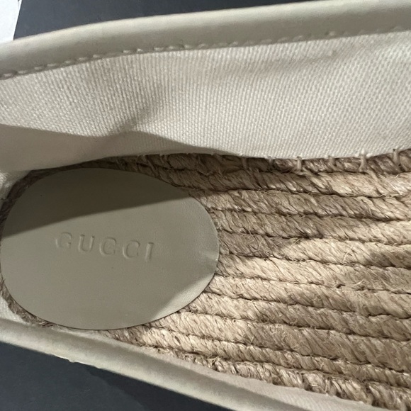 Gucci size 39 soft bianco color espadrilles, brand new very comfortable - Picture 6 of 6